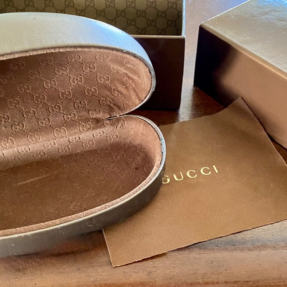 GUCCI Never Worn Wayfarer Tortoise Sunglasses w/ Box & Case - Picture 4 of 12